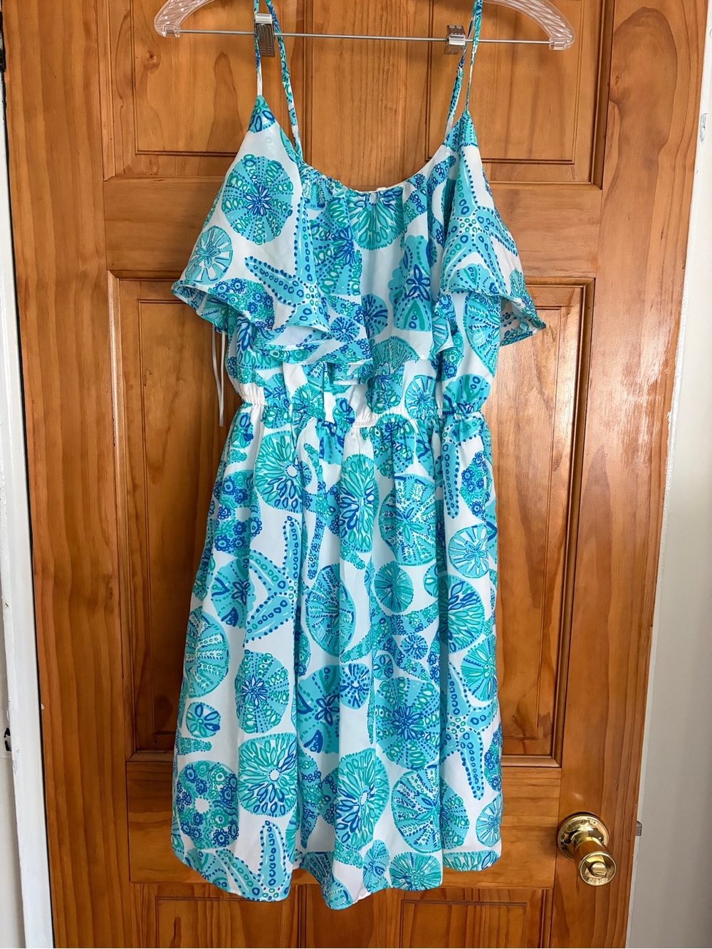Lilly Pulitzer for Target Teal & Blue Ruffle Sundress